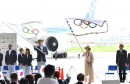 Olympic Flag Arrives In Tokyo