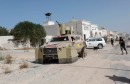 An armoured vehicle of Libyan forces allied with the U.N.-backed government is pictured during a battle with Islamic State militants in neighbourhood Number Three in Sirte