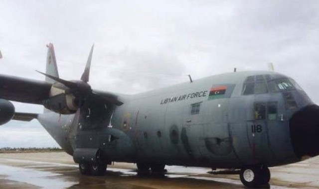طائرة شحن عسكرية ليبية