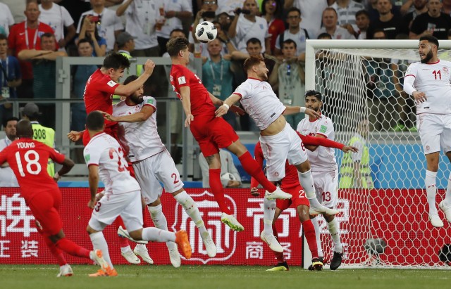 Russia Soccer WCup Tunisia England