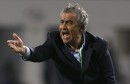 Coach Faouzi Benzarti of Morocco's Raja Casablanca reacts during their FIFA Club World Cup soccer match against Mexico's Monterrey at Agadir Stadium in Agadir