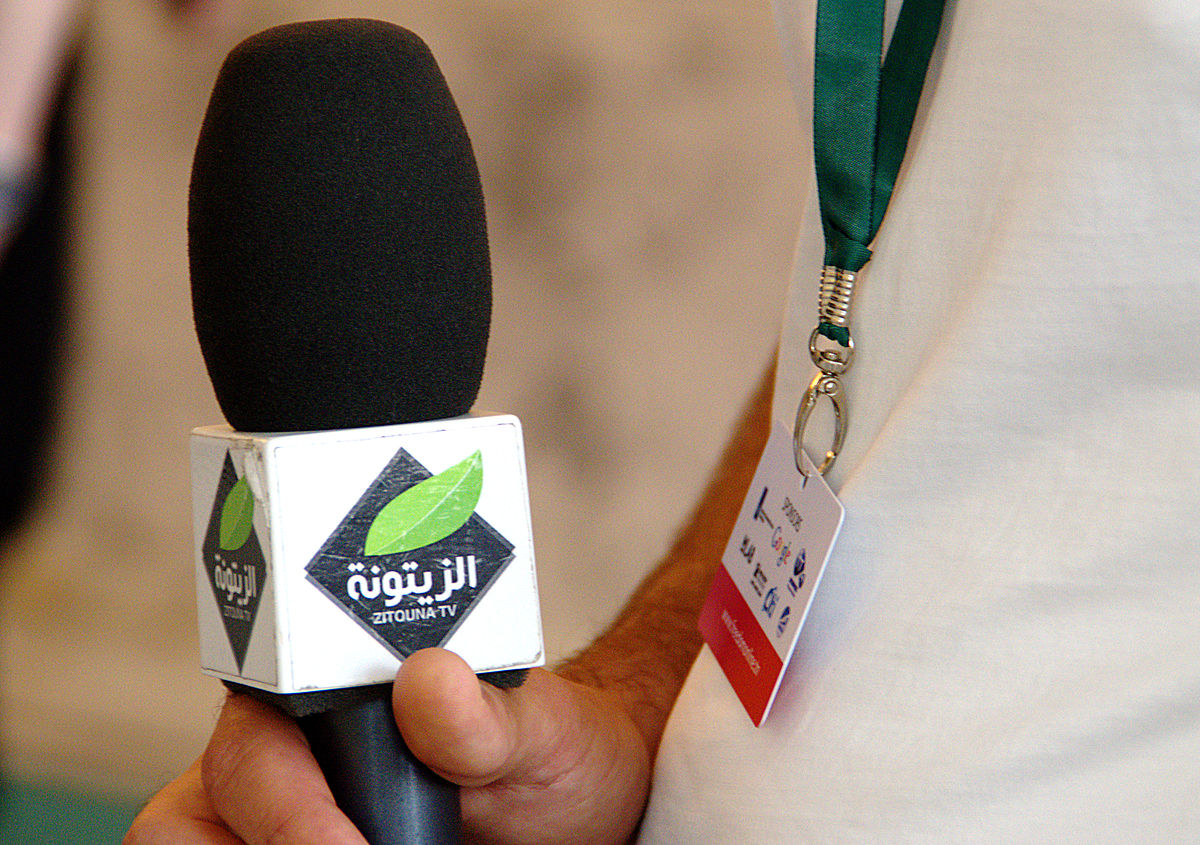 Microphone_Zitouna_TV,_Tunisie_2013