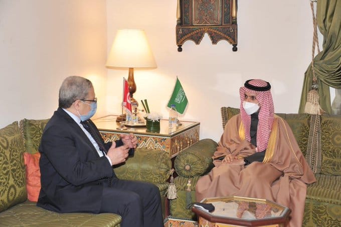 وزير الخارجية التونسي والسعودي